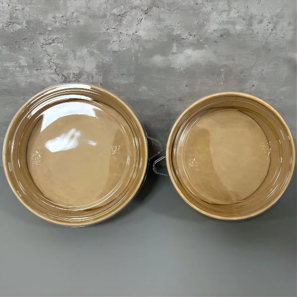 Mangkuk Kraft dengan Penutup